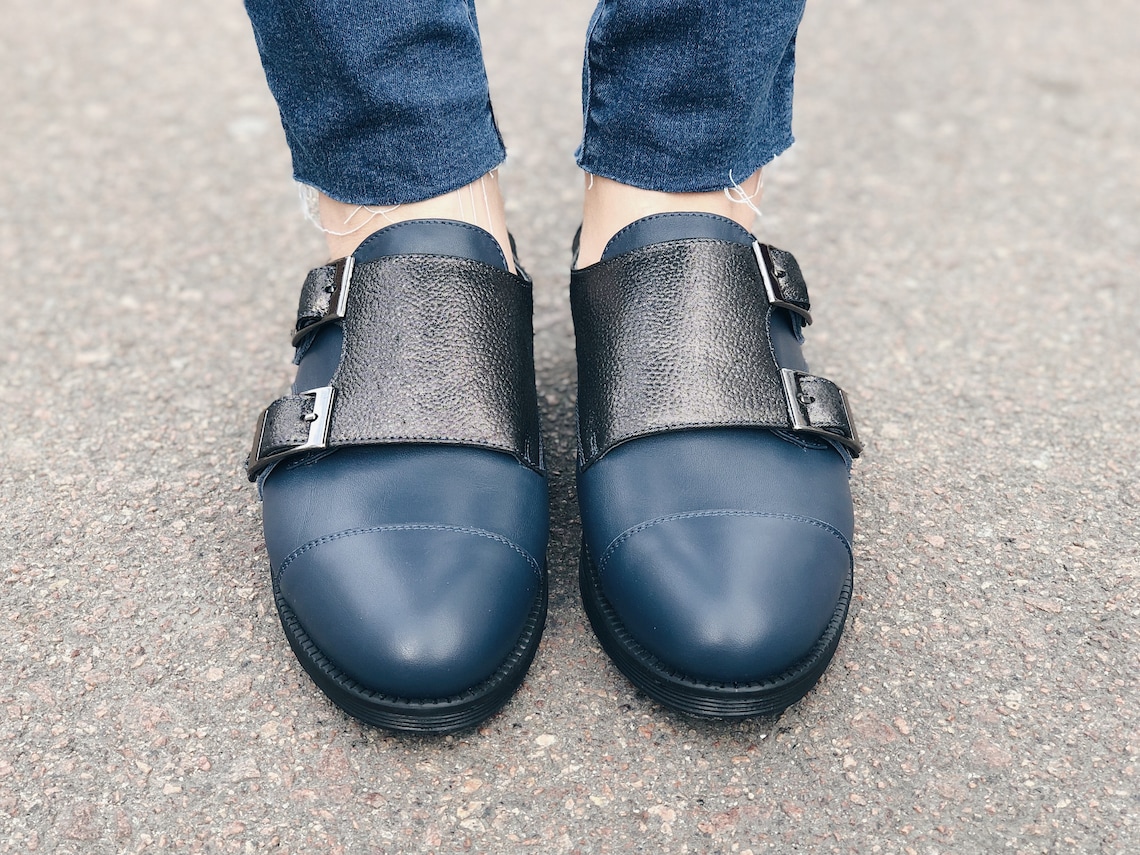 female monk strap shoes