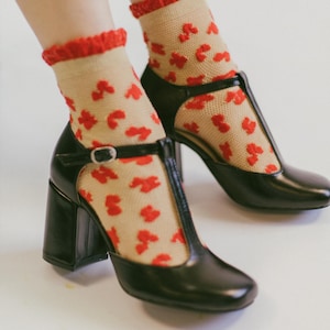 Schwarze T-Strap Leder Heels - Handgefertigte Damen Retro Blockabsatz Schuhe - Karree Zehen Mary Jane High Heels - Individuelle Alltagsleder Pumps
