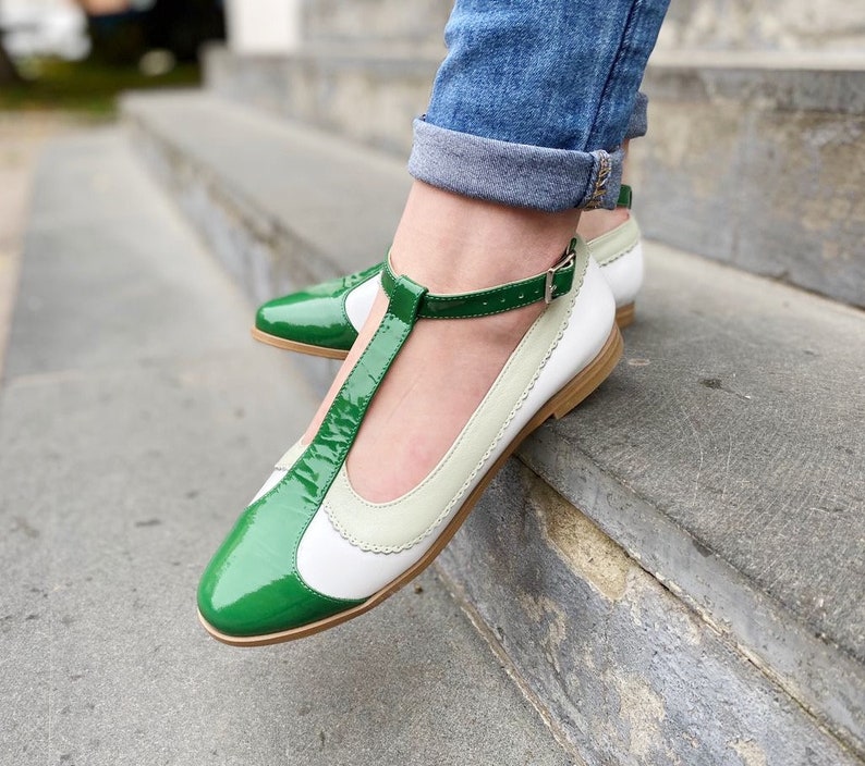 patent mary jane flats