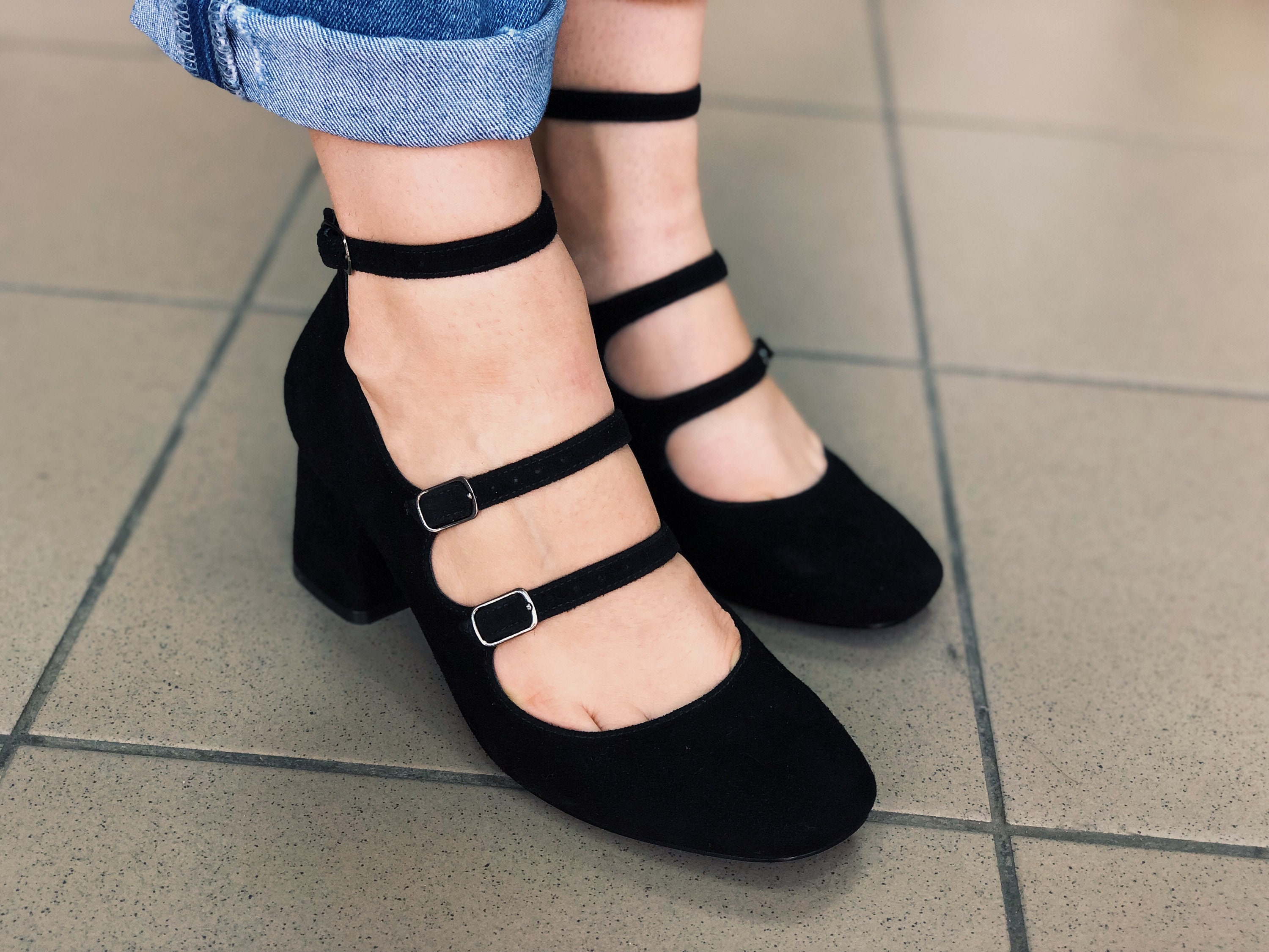 block heel mary jane pumps