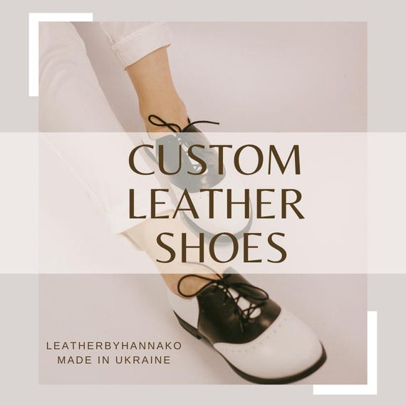 Custom Leather Shoes — Handmade in Ukraine, Wide Fit, Free Customization
