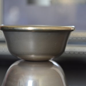 Simple Bronze Offering Bowl. Set of 7. For Altar, Ritual use, Smudging, Offering water, Candlelight and other traditional offerings.