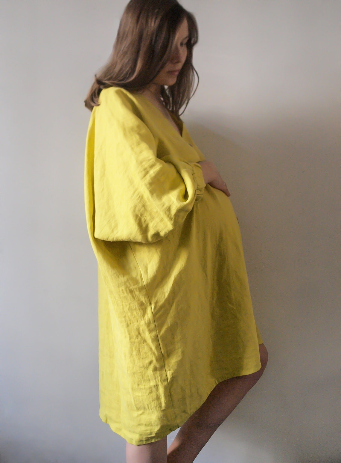 Linen Nursing Dress Linen Maternity Dress Pregnancy Dress Etsy