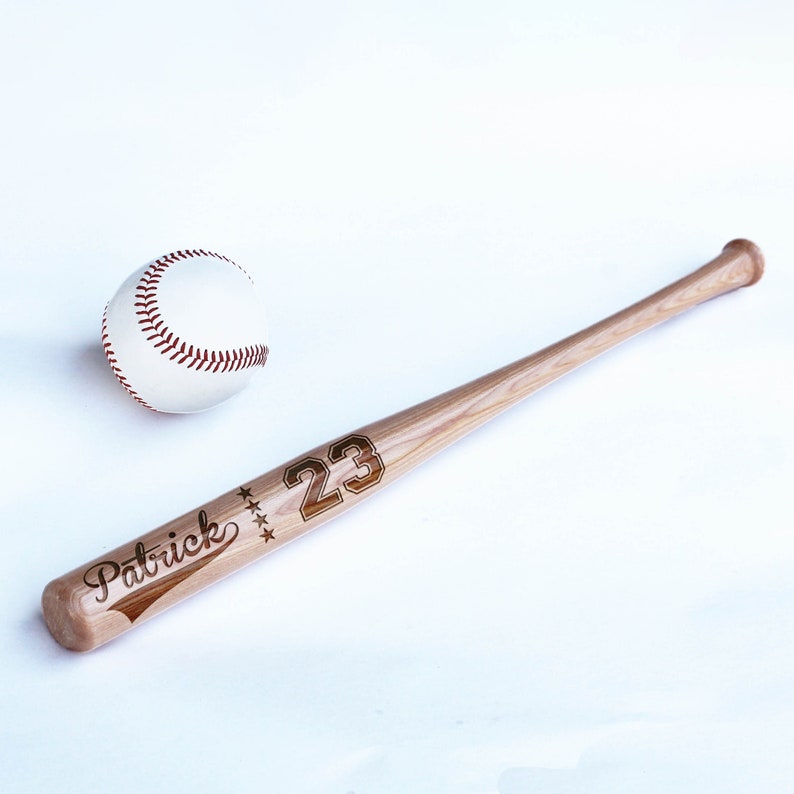 Mini Baseball Bat Laser Engraved Custom Bat Personalized Etsy