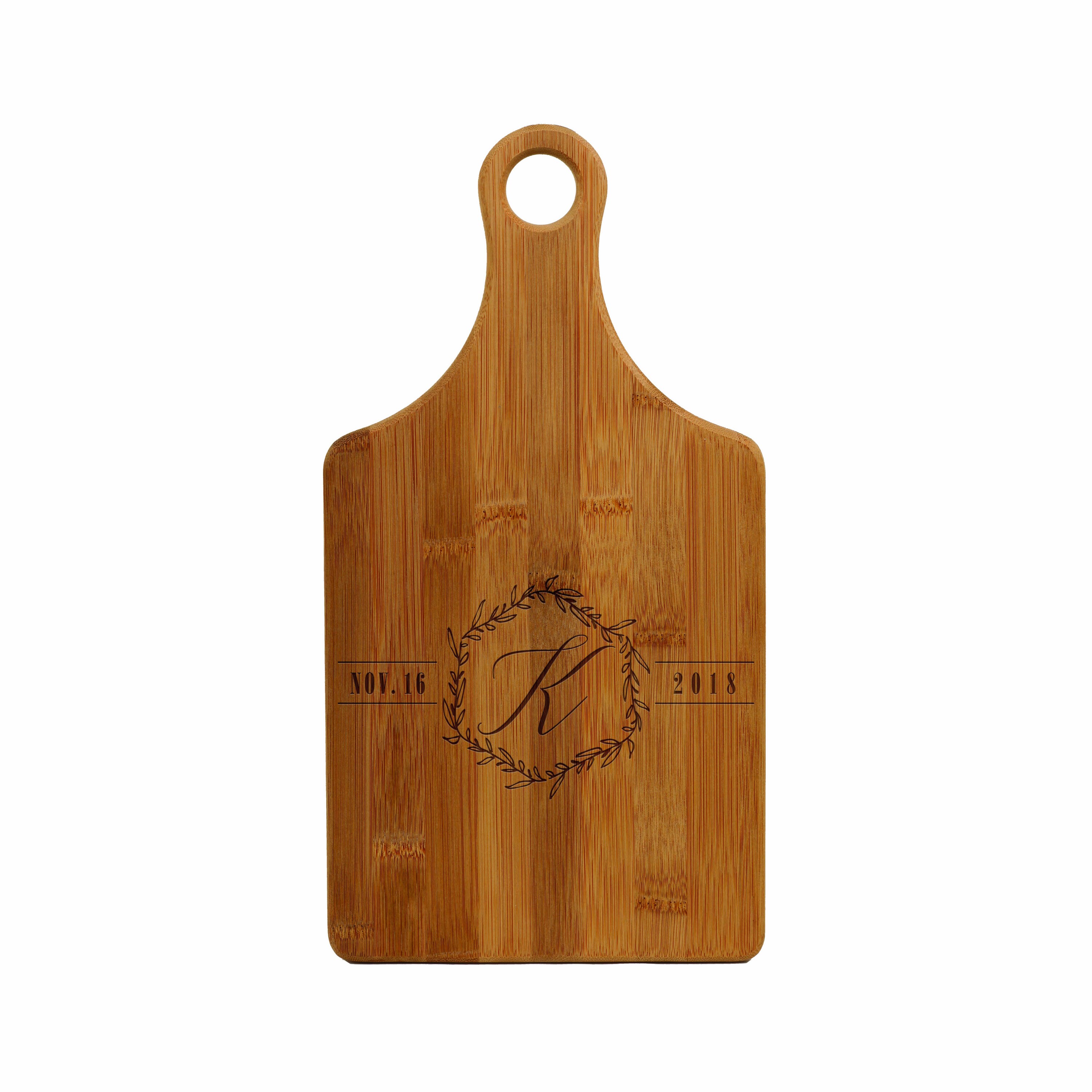 Large Monogram Cutting Board Personalized Cutting Board Etsy