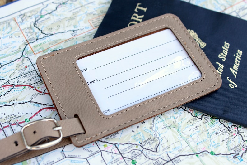Personalized Passport Personalized Luggage Tag Personalized Etsy