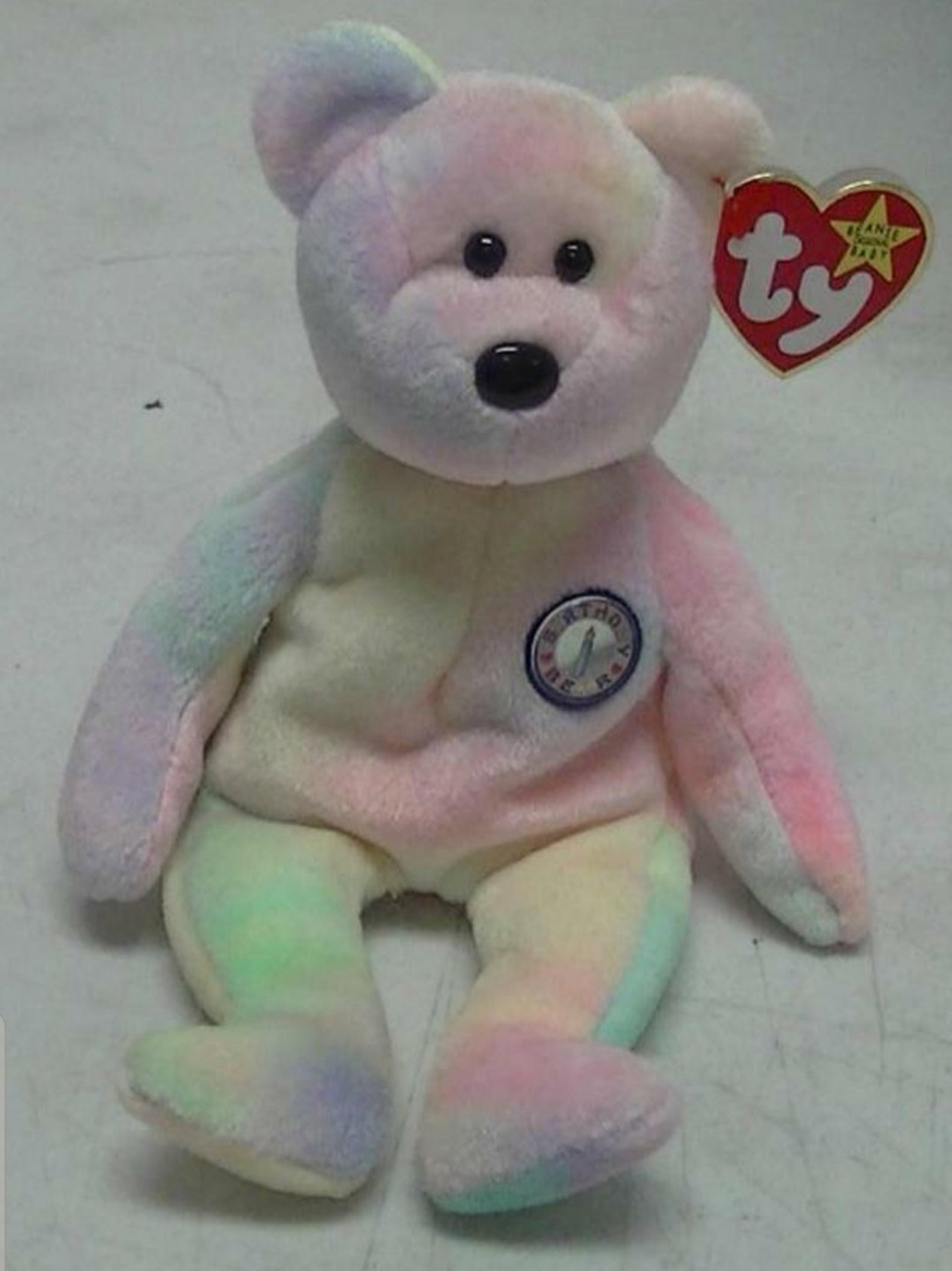TY Birthday Beanie Baby Bear With ORIGINAL TAG Etsy