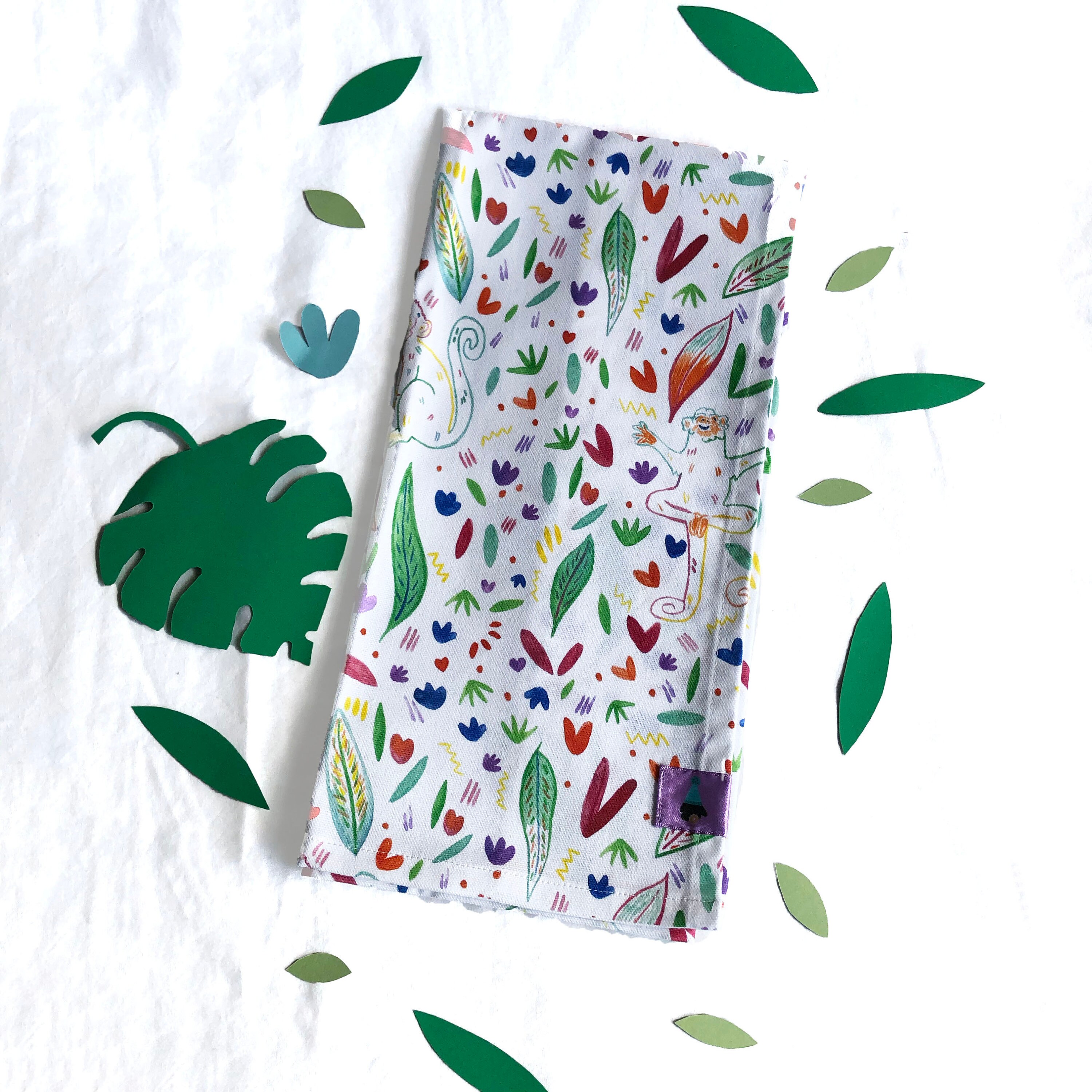 Jungle Monkeys Tea Towel Etsy