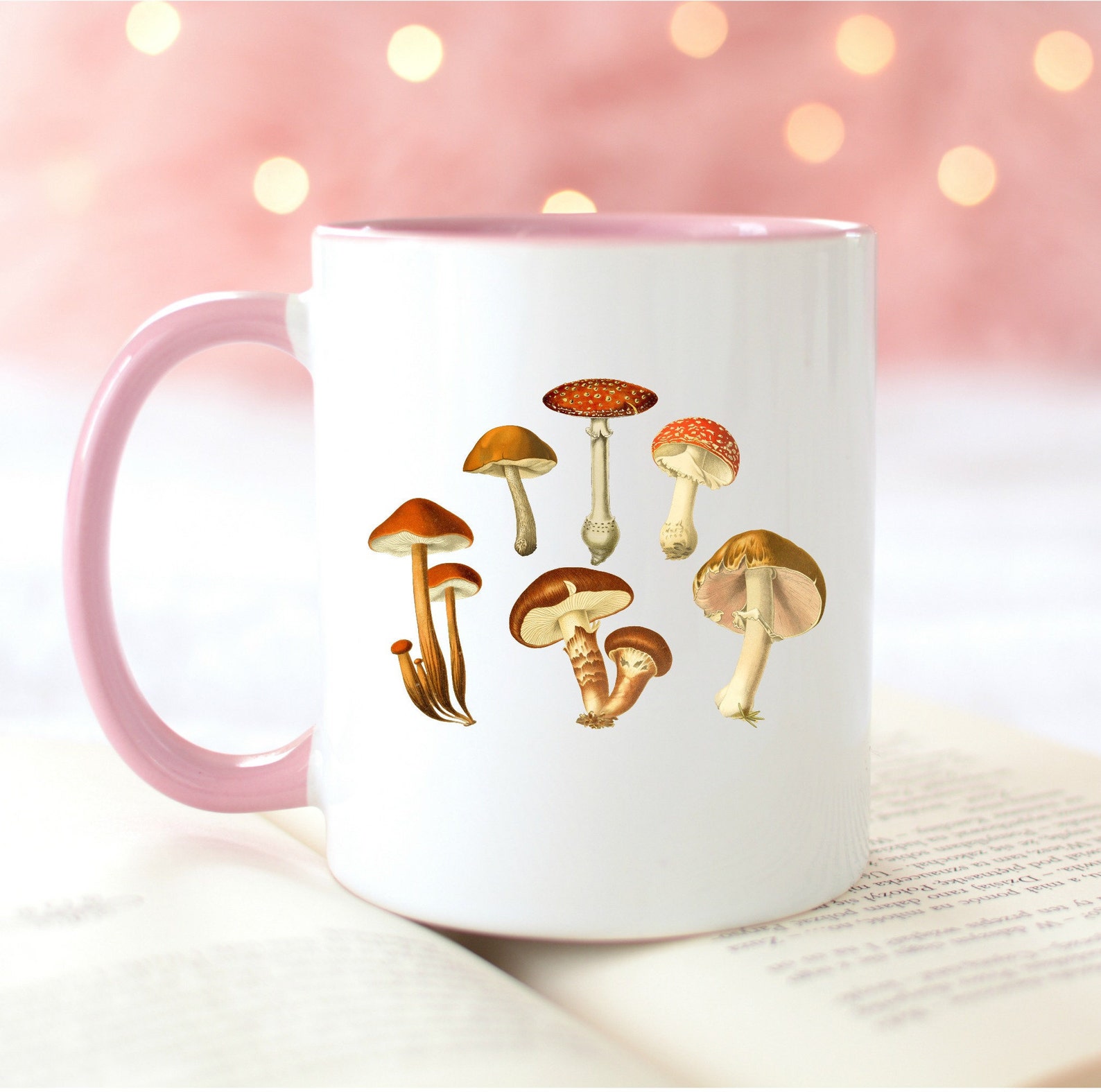 Mushroom coffee mug Cute mushroom foraging cup coffee mug Etsy