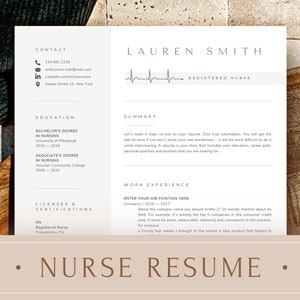 Nursing Resume Template, Nurse Resume Template Word Medical Resume, Registered Nurse, RN Resume Design, Doctor Cv, Nurse Cv Template Word