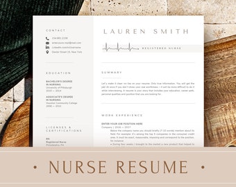 Nursing Resume Template, Nurse Resume Template Word Medical Resume, Registered Nurse, RN Resume Design, Doctor Cv, Nurse Cv Template Word
