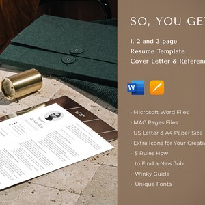 Pu&ograve; includere: Un modello di curriculum vitae in formato Word. Il modello include una lettera di presentazione e referenze. Il modello &egrave; disponibile nei formati US Letter e A4. Il modello include icone aggiuntive per la creativit&agrave;, 5 regole per trovare un nuovo lavoro, una guida Winky e caratteri unici.