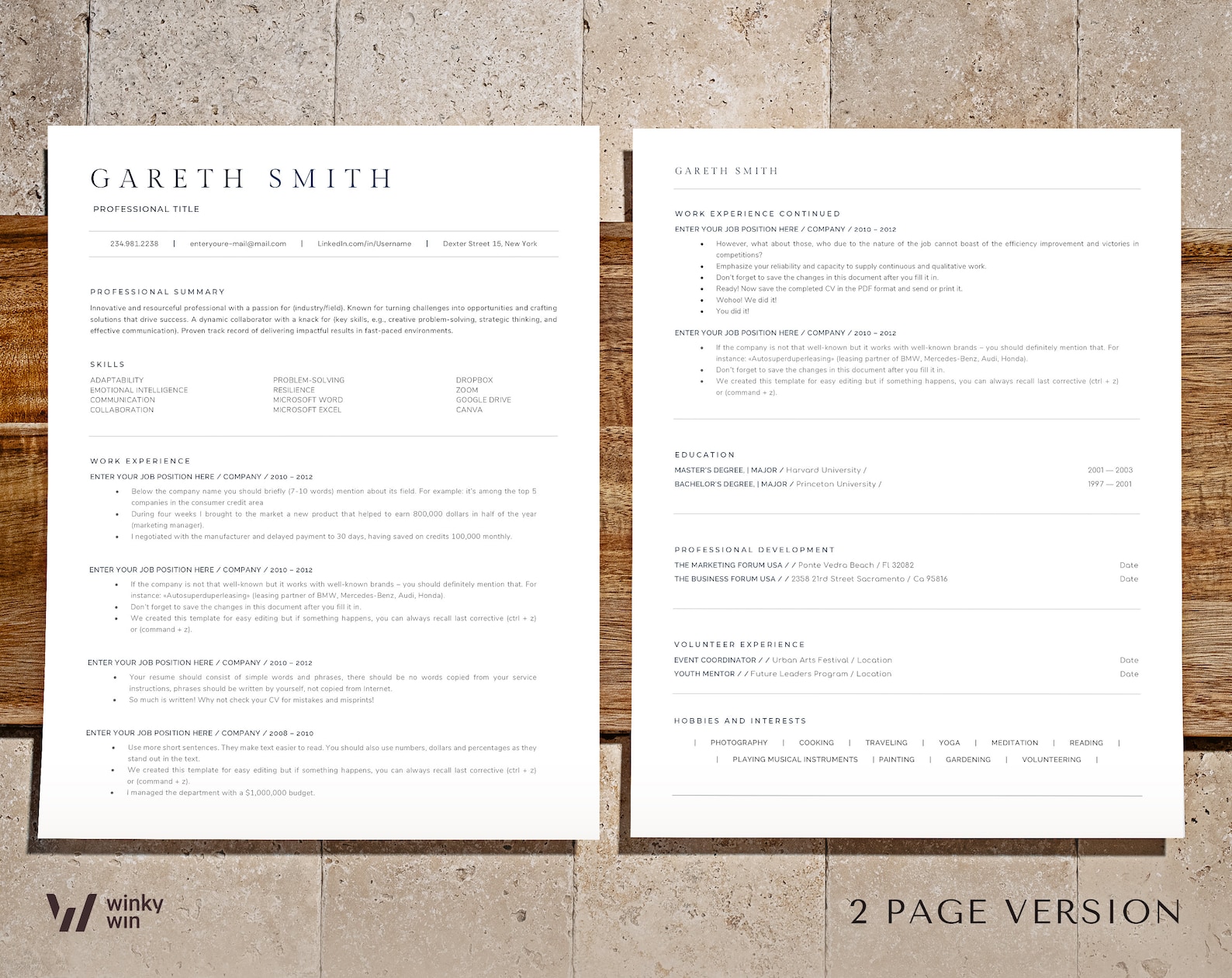 Сurriculum Vitae Template Ats Friendly, Ats Resume Templ…
