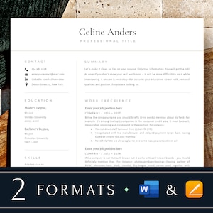 Simple ExecutiveResume Template Modern.