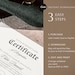 Certificate of Recognition Template Canva, Gold Certificate of ...