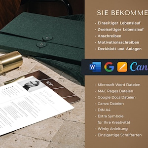 Bewerbungsvorlagen deutsch word, Lebenslauf vorlage Word und Mac Pages, 2023 Lebenslauf deutschland mit foto, Lebenslauf minimalistisch Bild 9
