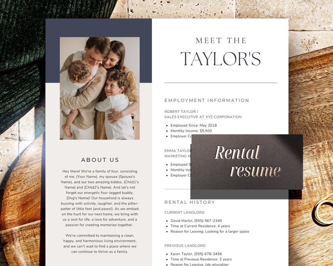 Standout Rental Resume Template Renter Cv Template Rental Application Standout Rental Resume Template Renter Cv Template Rental Application