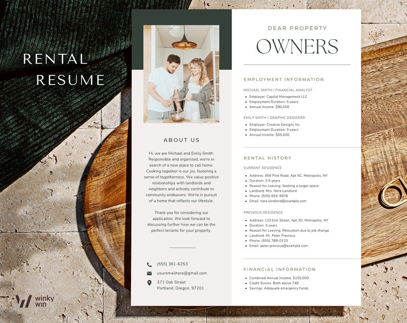 Tenant Resume Template Rental Application CV Creative Rental Cover Tenant Resume Template Rental Application CV Creative Rental Cover