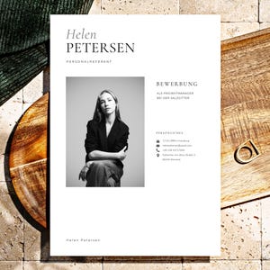 Lebenslauf mit Bild, Bewerbungsvorlagen mit Foto Word, Lebenslauf LibreOffice Vorlage, MS Word, Google Docs und Canva, Anschreiben kostenlos