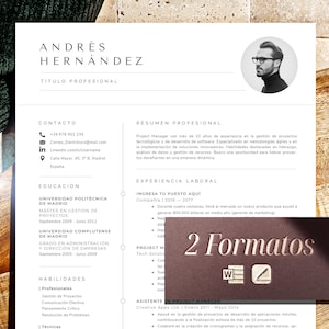 Plantillas cv en Español pour Word y Pages, Creativo Plantillas de Currículum Vitae Descargar Ejemplos en Word, Carta de Presentación Gratis