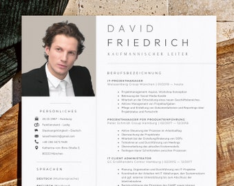 Lebenslauf Vorlage Verkäufer, Bewerbungsvorlagen Verkäuferin Deutsch, Professionelle Vorlage für Bürokauffrau, Moderne und Kreative Layout