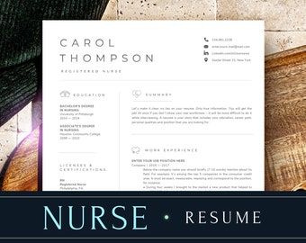 Rn Resume Template Nurse, Nursing Resume Template Word, Pages, Medical Assistant Resume, Nursing Student, Cna Resume Design, Doctor Resume