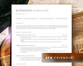 Executive Resume Template Ats Friendly, Professional ATS Resume Template Word & Resume Pages, Editable Minimalist Resume Cv Template ATS bot