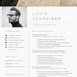 Bewerbungsvorlagen deutsch word, Lebenslauf vorlage Word und Mac Pages, 2024 Lebenslauf deutschland mit foto, Lebenslauf minimalistisch