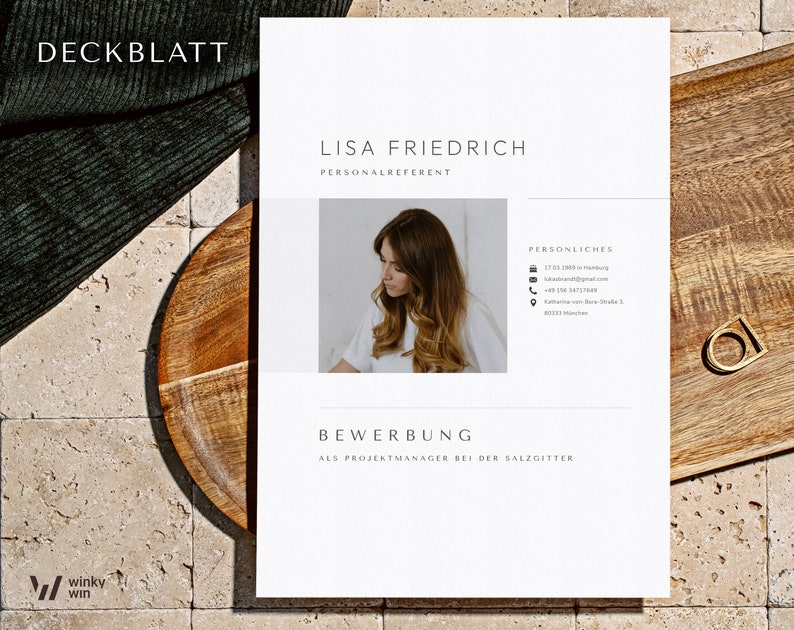 Erster Eindruck zählt: Ansprechende Deckblatt-Vorlagen.