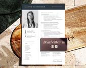 Lebenslauf Vorlage, Bewerbungsvorlagen deutsch, Bewerbung Vorlagen, Professionellen Muster Lebenslauf 2025 Vorlagen Deutsch Word + Pages