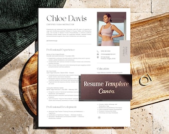 Yoga Teacher Resume, CV Template | Build Your Certified Yoga Coach or Instructor Profile with Skills, Training & Experience | Yoga Career