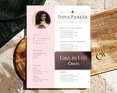 Sorority rush resume template, Resume, Sorority packet, Pink and Green Resume with picture, Cv Sorority recruitment
