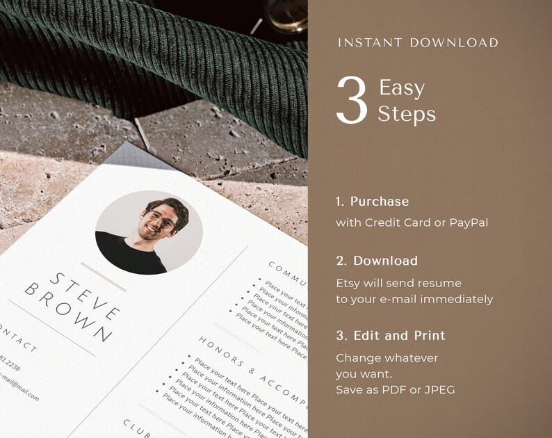 Fraternity Resume Template Canva - Il 794xN.4928673363 Mn36 