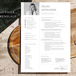 Bewerbungsvorlagen Pages and Word Vorlage Lebenslauf mit Foto, Bewerbungsschreiben Herunterladen, Gratis Anschreiben Muster Bewerbung Arbeit bild 3