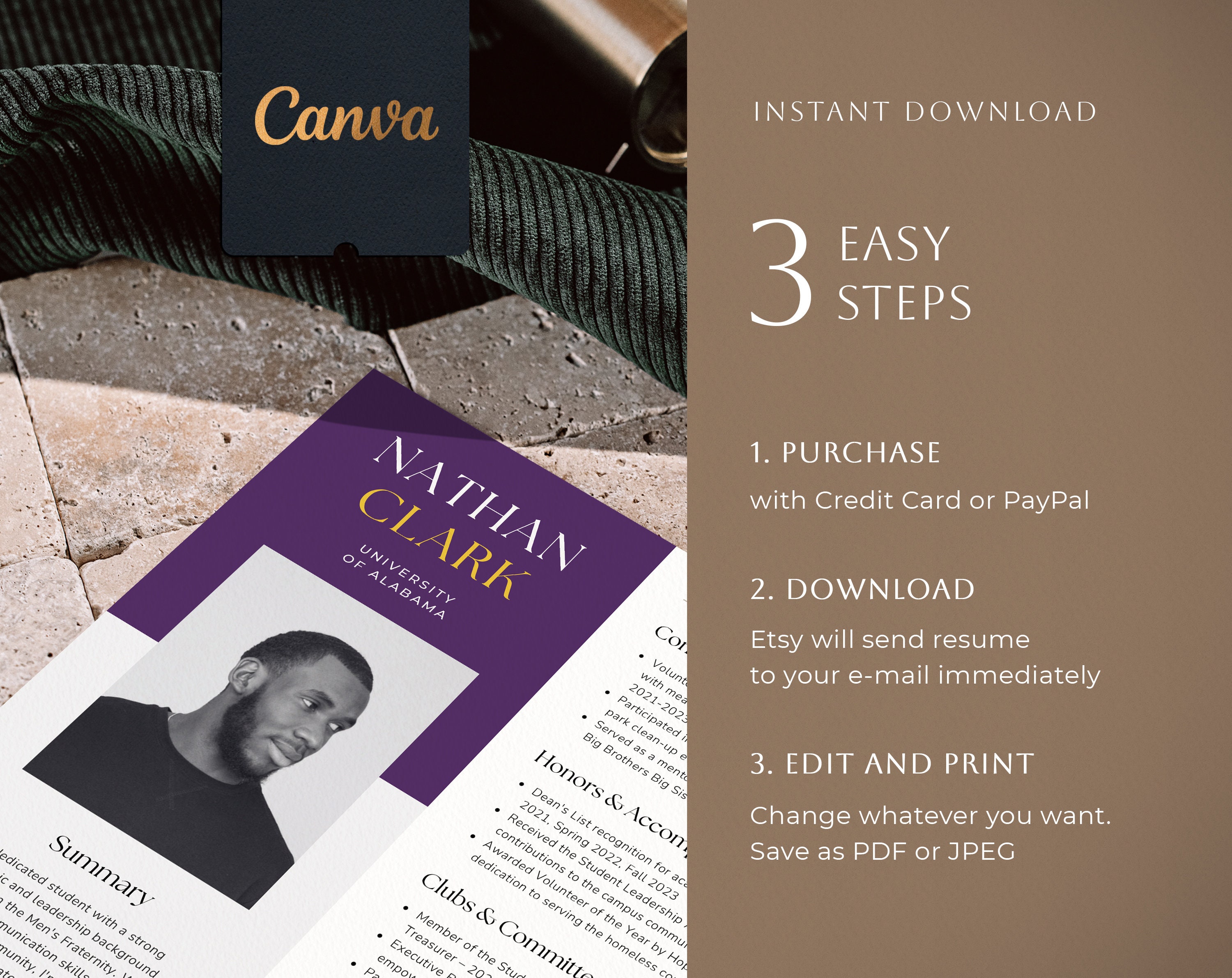 Omega Psi Phi Fraternity Resume - Il Fullxfull.5924418670 C14b 