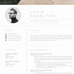 IT Resume, Executive director resume template technology Cv template, Software developer, data analyst resume, Business resume word + pages