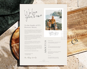 Home Offer Letter Template, House Offer Letter to Seller Template Canva, Home buyer letter template, Letter to home seller, Dear seller