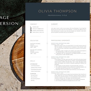 Pode incluir: Um modelo de curr&iacute;culo em preto e branco com o texto "Olivia Thompson" e "T&iacute;tulo profissional" no topo. O curr&iacute;culo inclui se&ccedil;&otilde;es para informa&ccedil;&otilde;es de contato, educa&ccedil;&atilde;o, habilidades e experi&ecirc;ncia profissional. O modelo &eacute; projetado para ser usado para um curr&iacute;culo de uma p&aacute;gina.