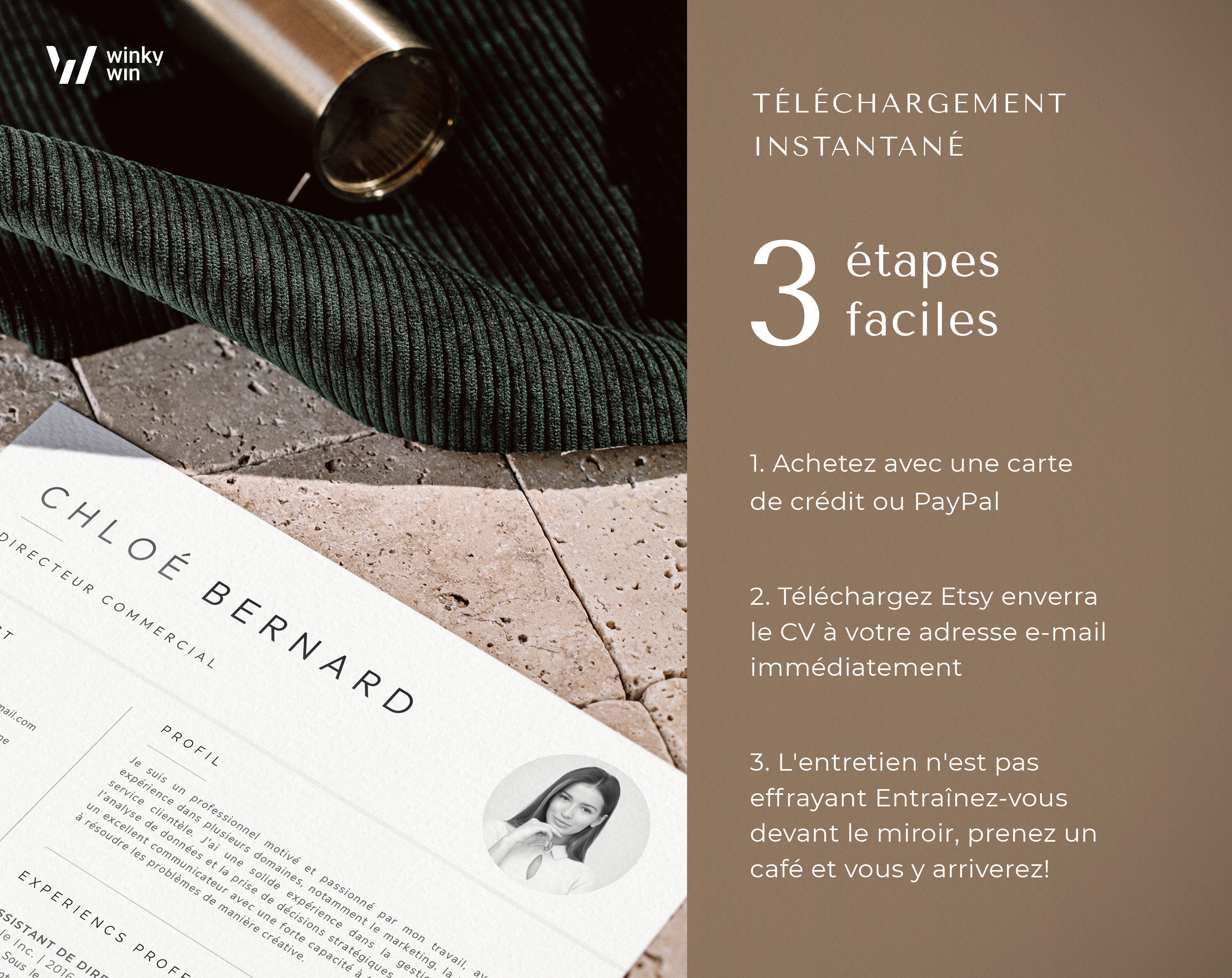 Modèle De CV Francais Word, Modèle Cv Gratuit Lettre De Motivation a ...