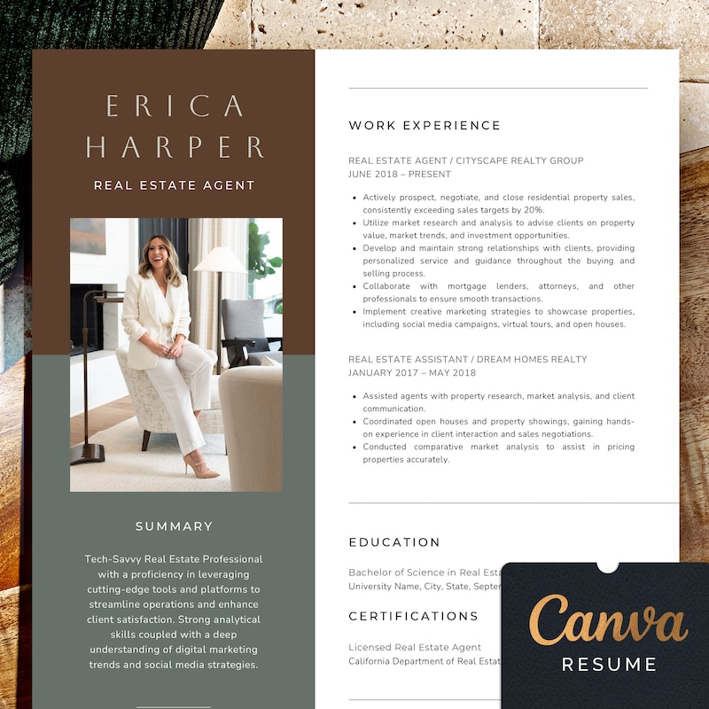Real Cv Template Etsy real-cv-template-etsy