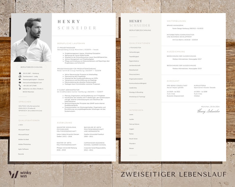 Vorlage lebenslauf erstellen online, Lebenslauf kostenlos Deckblatt, Anschreiben design deutsch, Bewerbungsvorlagen muster Word Mac Pages zdjęcie 3