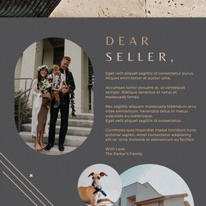 Carta de oferta de comprador, plantilla de carta de oferta de vivienda en Word, plantilla de carta al vendedor, carta de amor por la casa, carta de oferta al vendedor + guía fácil