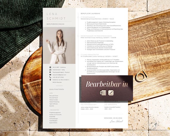 Bewerbungsvorlagen, Vorlage Bewerbung, Lebenslauf vorlage deutsch word, Professionell Bewerbungsunterlagen, Bewerbungsvorlage Word-Datei