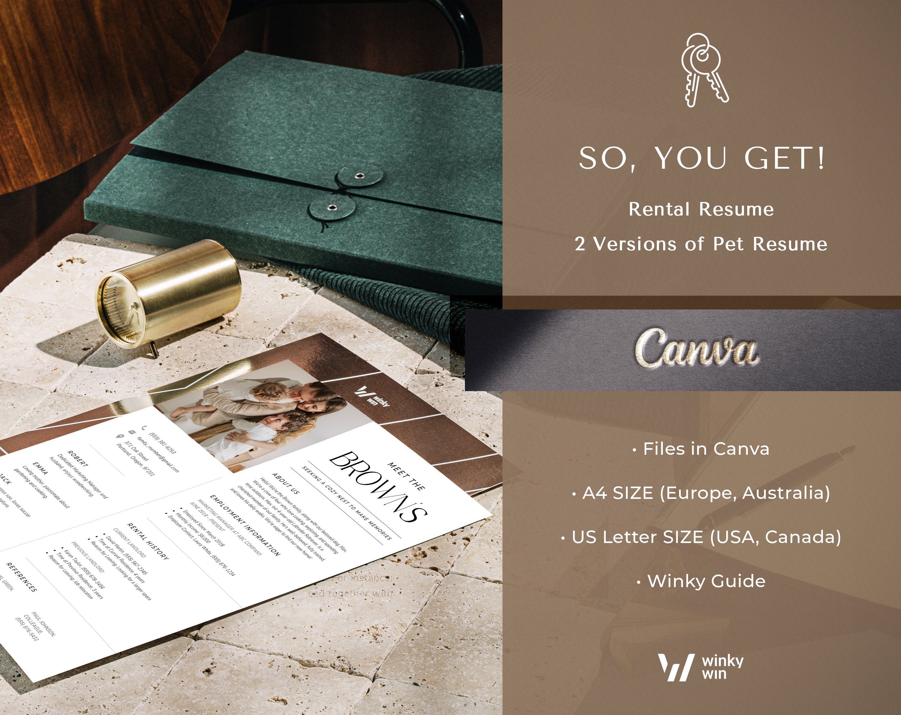 Family Rental Resume Template Free Pets Resume Tenant Resume - Rental ...