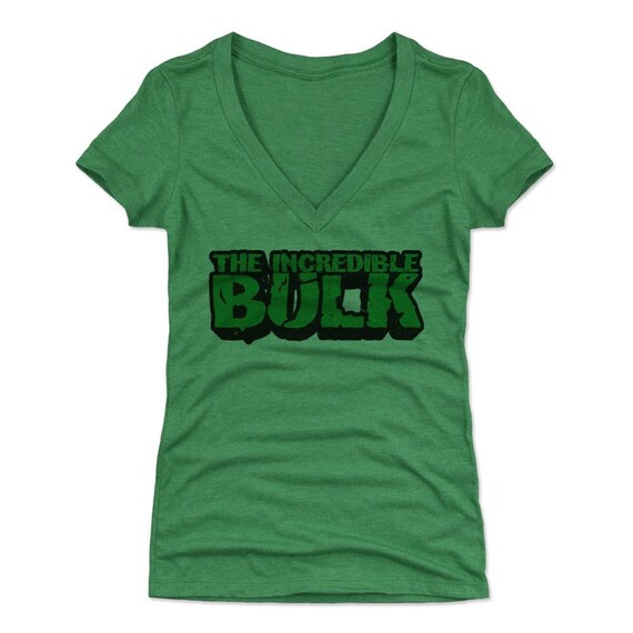 Lifting Women's V-neck T-shirt Workout Parody Fitness the Incredible Bulk 