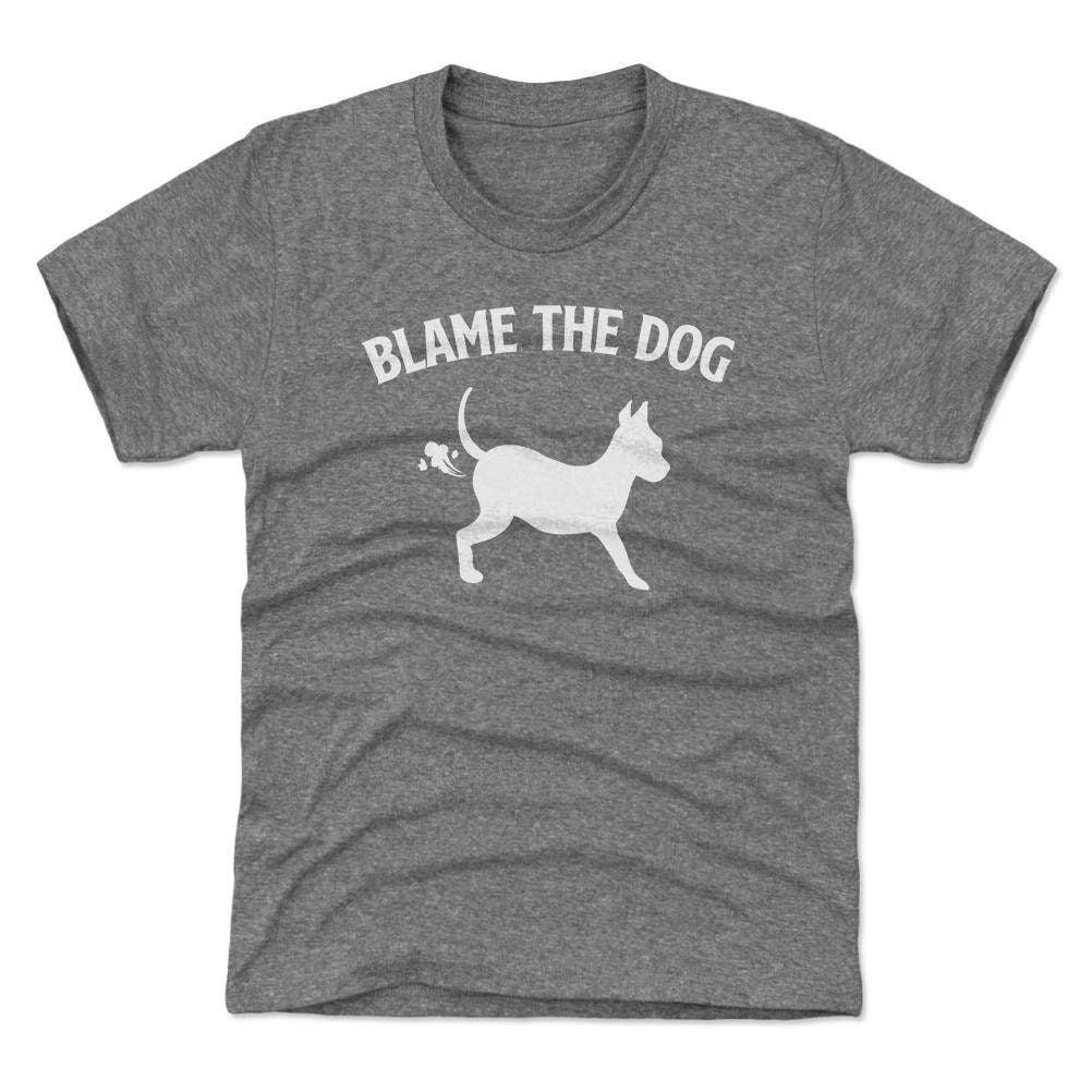 Funny Dog Kids Tshirt Dogs Animals Blame the Dog WHT Etsy UK