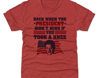 Funny Bill Clinton Kids T-Shirt - Pro-National Anthem Political Bill Clinton Take A Knee