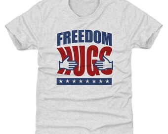American Pride Kids T-Shirt - America USA Freedom Hugs