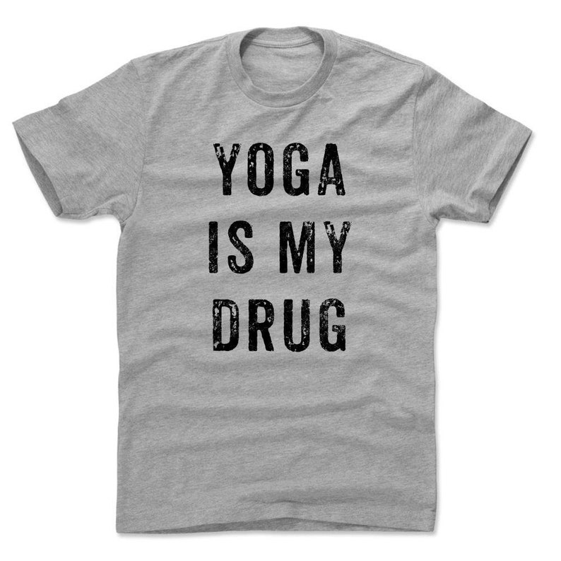 Yoga Men's Cotton T-shirt Workout Fitness Yoga is My - Etsy