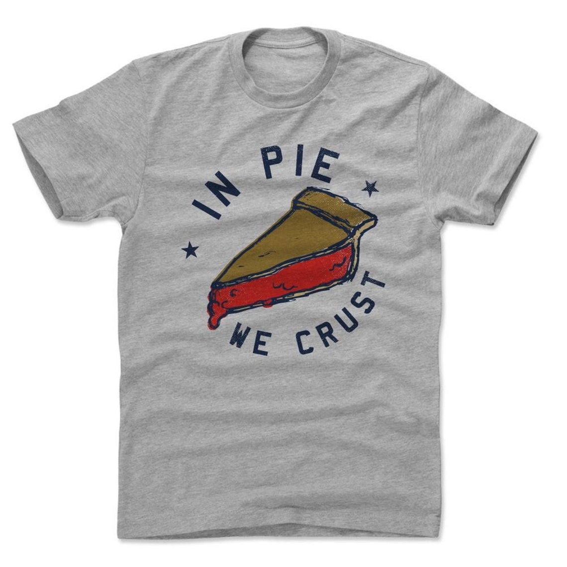 Pie Men's Cotton TShirt Funny Food Lifestyles In Pie We Etsy